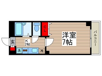 間取図 エリクシ－ル南行徳・壱番館