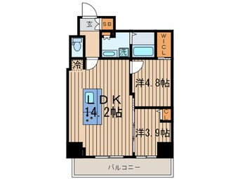 間取図 レジディア三軒茶屋Ⅲ