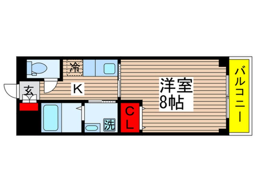 間取図 アドラブール勝田台