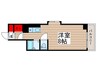 ビバリ－ヒルズ 1Rの間取り