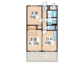 間取図 グランドパーシモンⅡ