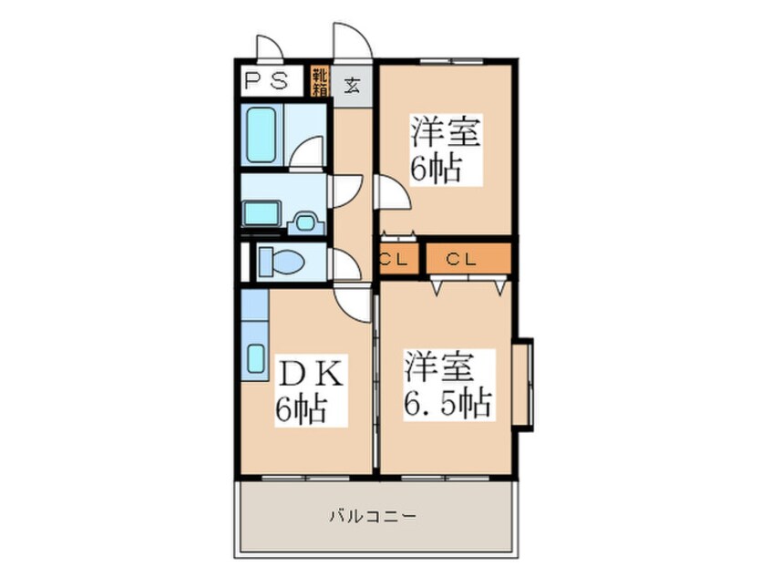 間取図 グランドパーシモンⅡ