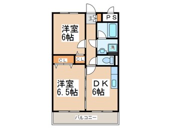 間取図 グランドパーシモンⅡ