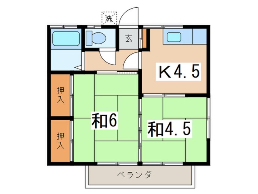 間取図 青砥ハイツ