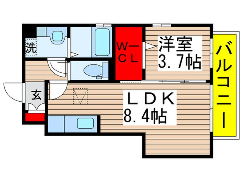 間取図 ｊｙｕｔｏ志津ＥＡＳＴ