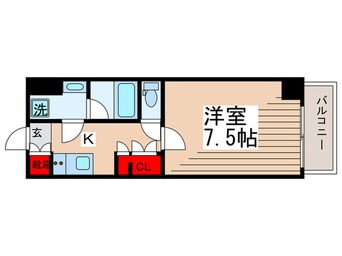 間取図 クレストコート清澄白河