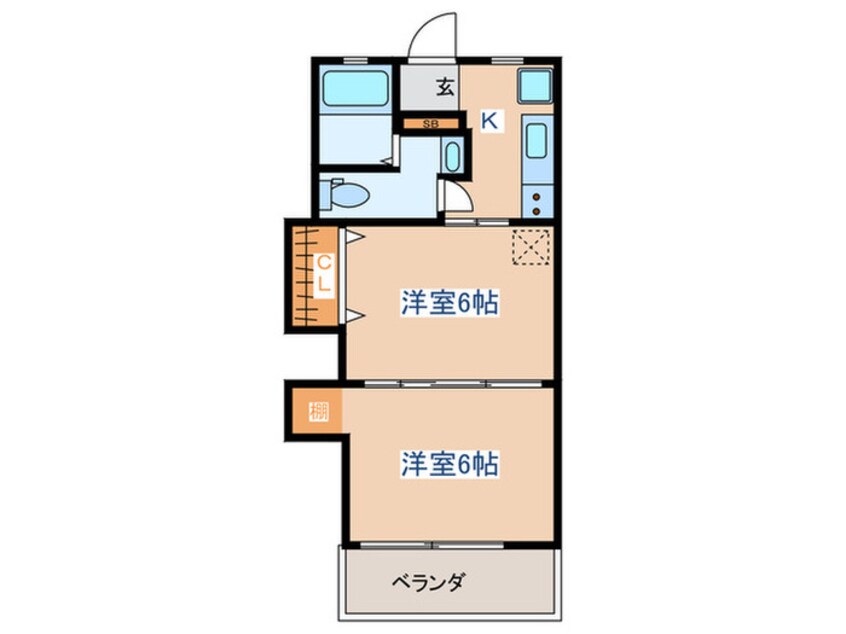 間取図 ハイツ南阿佐谷