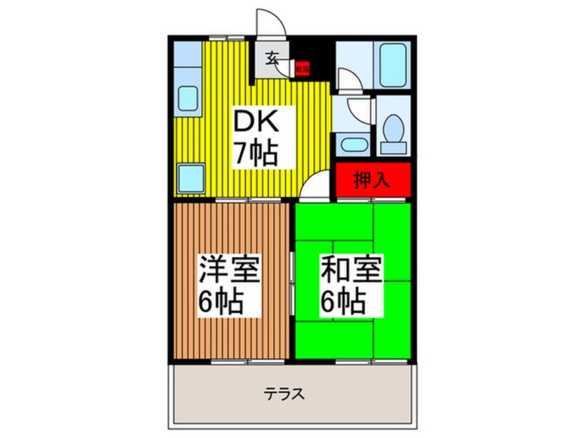 間取図 ヒルサイド悠Ａ棟