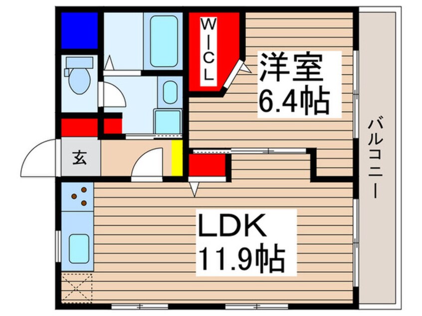 間取図 ルミネール・ドゥ