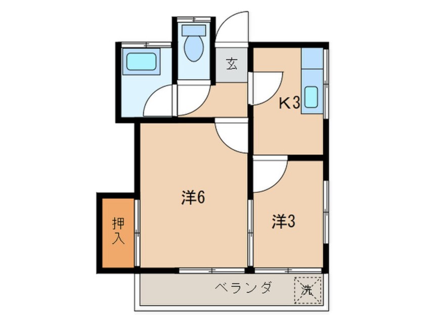 間取図 第一原荘