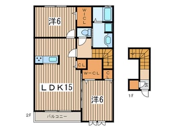 間取図 PURA VIDA　C棟
