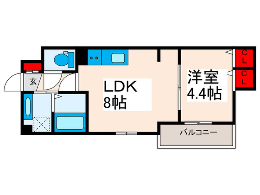 間取図 アヴァンス東日暮里