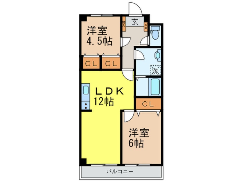 間取図 SWEET　HILLS　瑞江