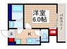 KLEIS新河岸 1Kの間取り