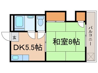 間取図 コ－ポ中山