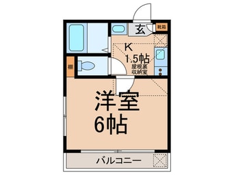間取図 エクセレントフラッツ戸越公園