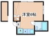 サニースクエア 1Rの間取り