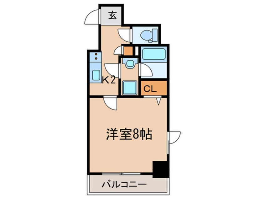 間取図 RELUXIA府中(704)