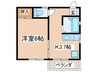 ヒルズ六浦南 1Kの間取り
