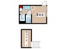 カハラ西小岩 1Rの間取り