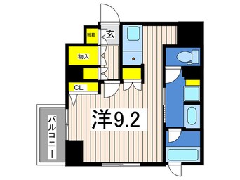 間取図 グランステイツ横濱（４０３）