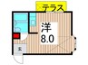 パークハイム綾瀬 1Rの間取り