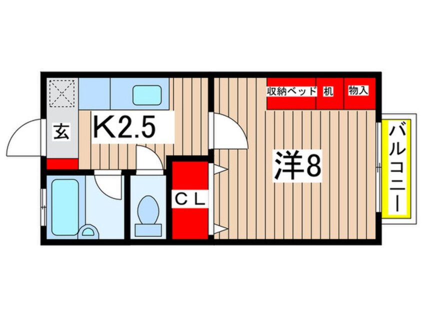 間取図 第二サンハイム