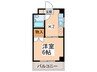 ALEGRIA府中 1Kの間取り