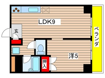 間取図 横浜三吉町第４レッツビル