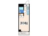 横浜三吉町第４レッツビル 1Rの間取り