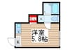 シャンテ八広駅前 1Rの間取り