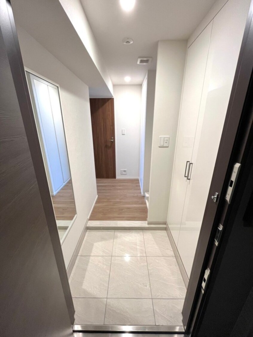 玄関 パークアクシス神楽坂早稲田通り