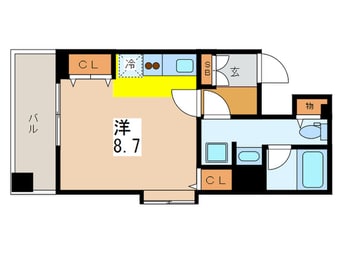 間取図 メルヴェーユ日本橋浜町