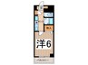 第8笠原ﾋﾞﾙ 1Kの間取り