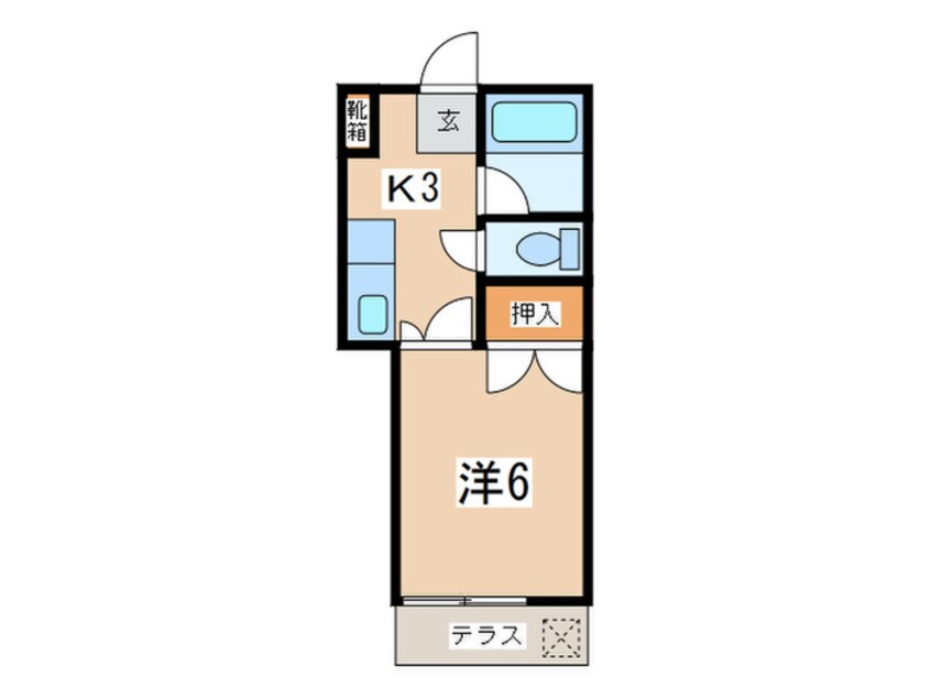 間取図 ララ東林間