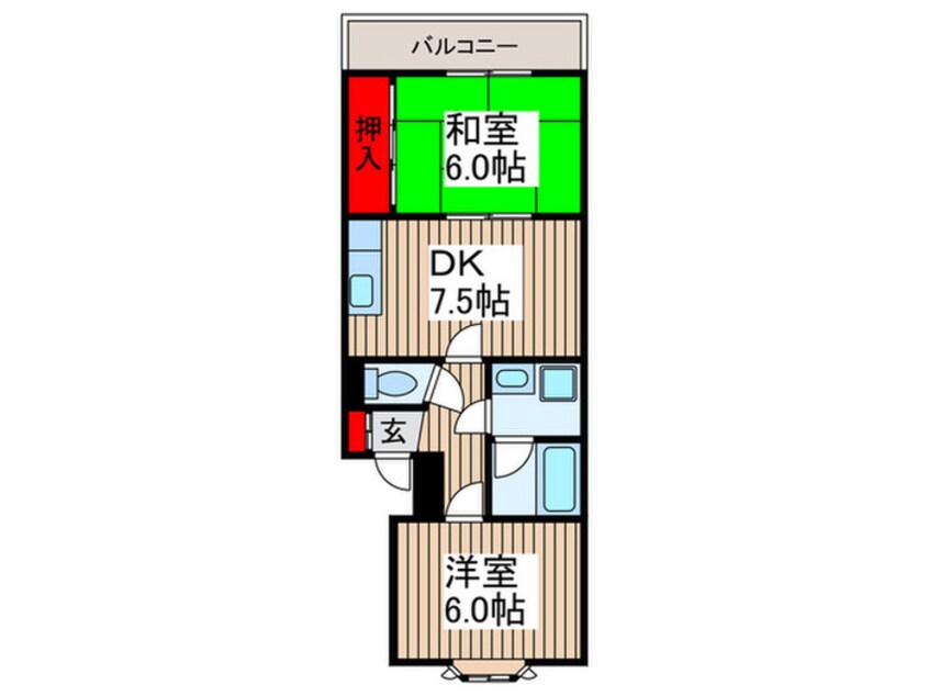 間取図 アーバン宮前