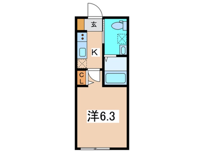 間取図 ベイルーム本鵠沼