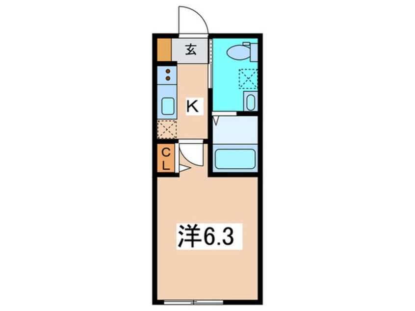 間取図 ベイルーム本鵠沼