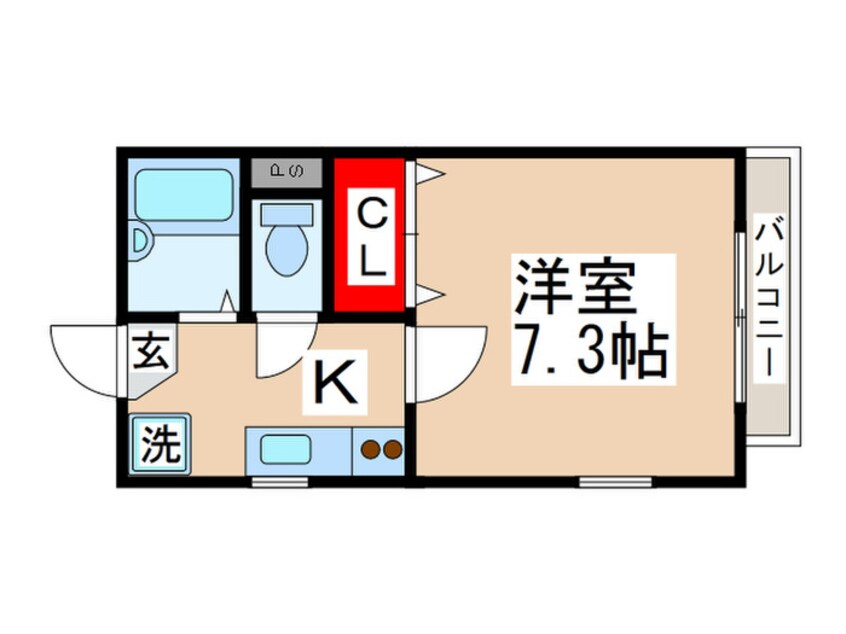 間取図 アネーロ国立