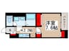 セイバリー西葛西Ⅰ 1Kの間取り