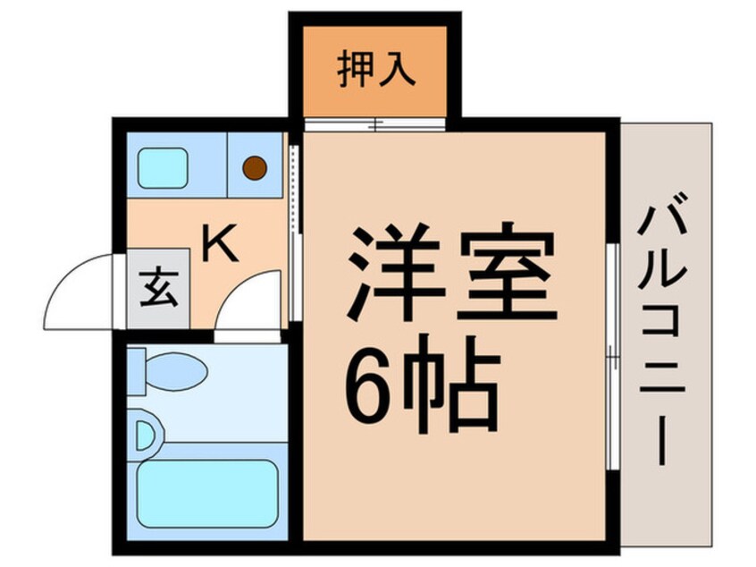 間取図 遠山ハイツ　Ｂ棟