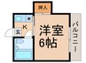 遠山ハイツ　Ｂ棟 1Kの間取り