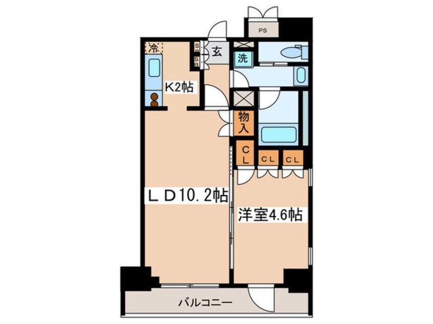 間取図 ドゥーエつつじヶ丘