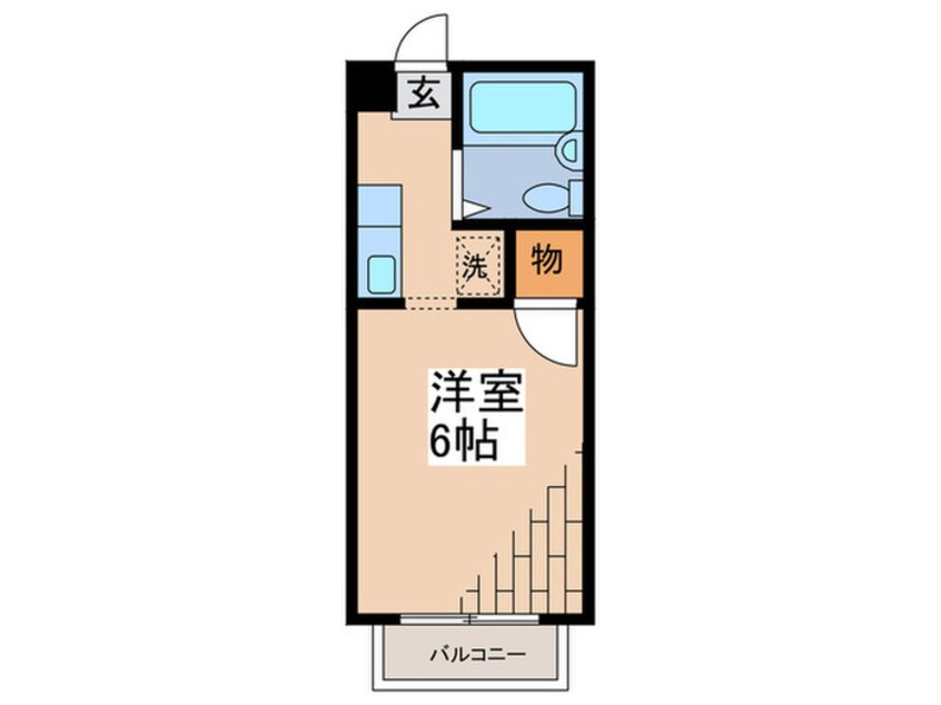 間取図 クロノス淵野辺本町