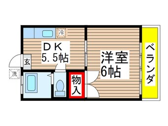 間取図 第六千矢荘