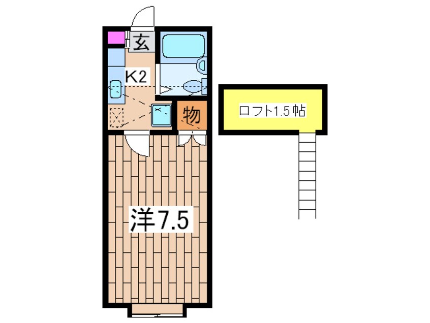 間取図 ハイツＫ