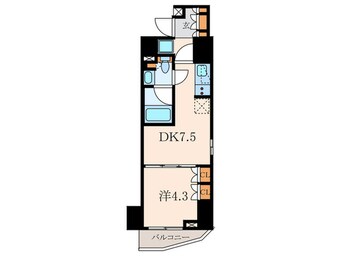 間取図 パークアクシス赤坂山王