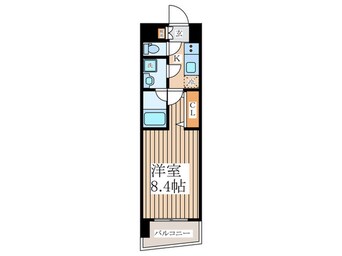 間取図 パティーナ武蔵関(103)