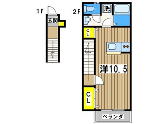 間取図 Ｓｔａｇｅ　Ｄｏｏｒ