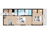 ヘーベルメゾン西葛西W 1LDKの間取り